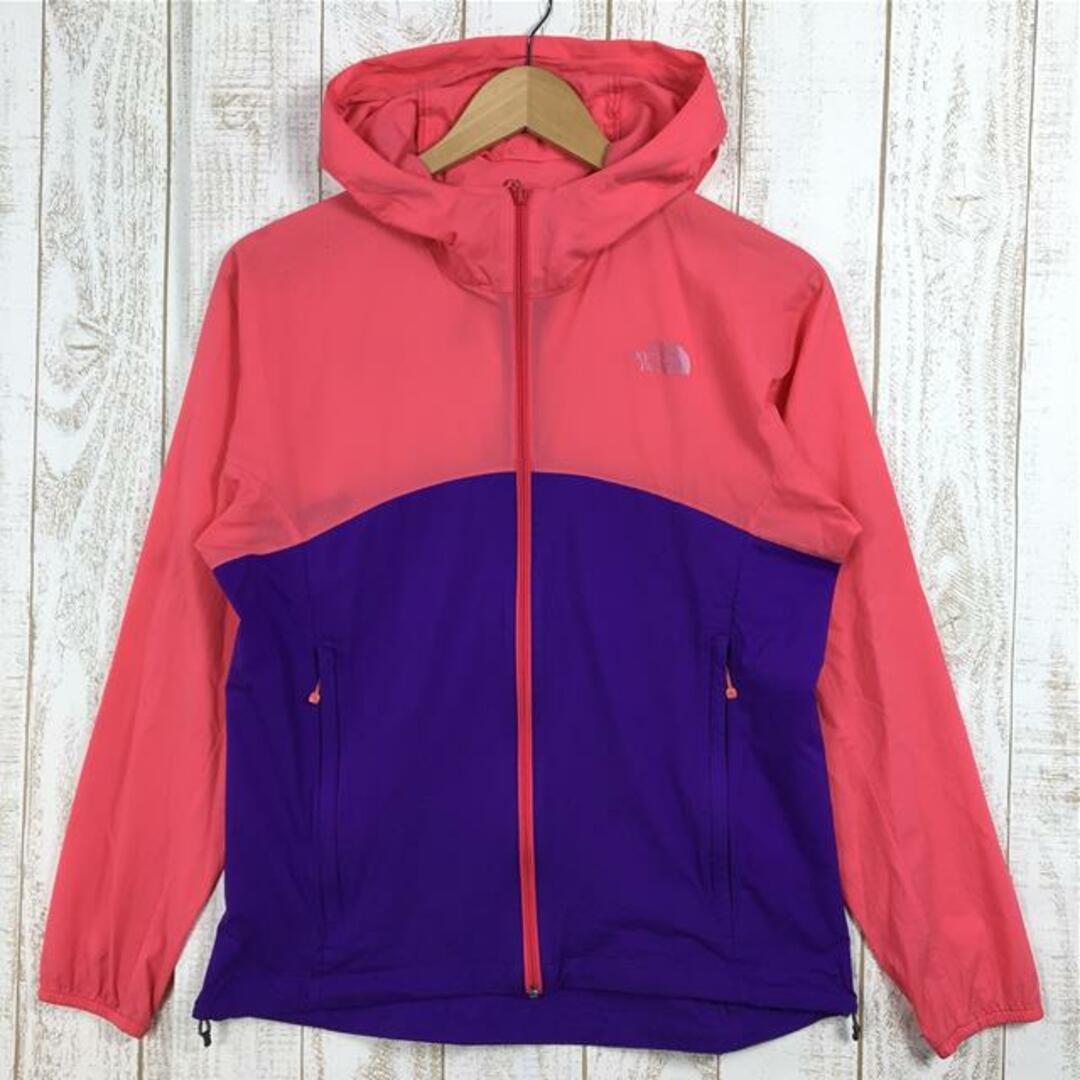 THE NORTH FACE(ザノースフェイス)のWOMENs L ノースフェイス スワローテイル フーディ Swallowtail Hoodie ウィンドシェル ジャケット NORTH FACE NPW71409 ピンク系 レディースのファッション小物(その他)の商品写真