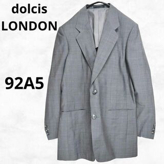【dolcis LONDON】テーラードジャケット（92A5）ウール グレー(テーラードジャケット)