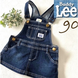 バディーリー(Buddy Lee)の【Buddy Lee】【美品】90cm デニム サロペット ジャンパースカート(ワンピース)