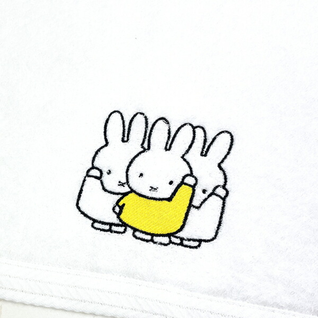 miffy(ミッフィー)のミッフィー miffy watairo あまわたバスタオル ホワイト 日本製 キッズ/ベビー/マタニティの寝具/家具(タオルケット)の商品写真