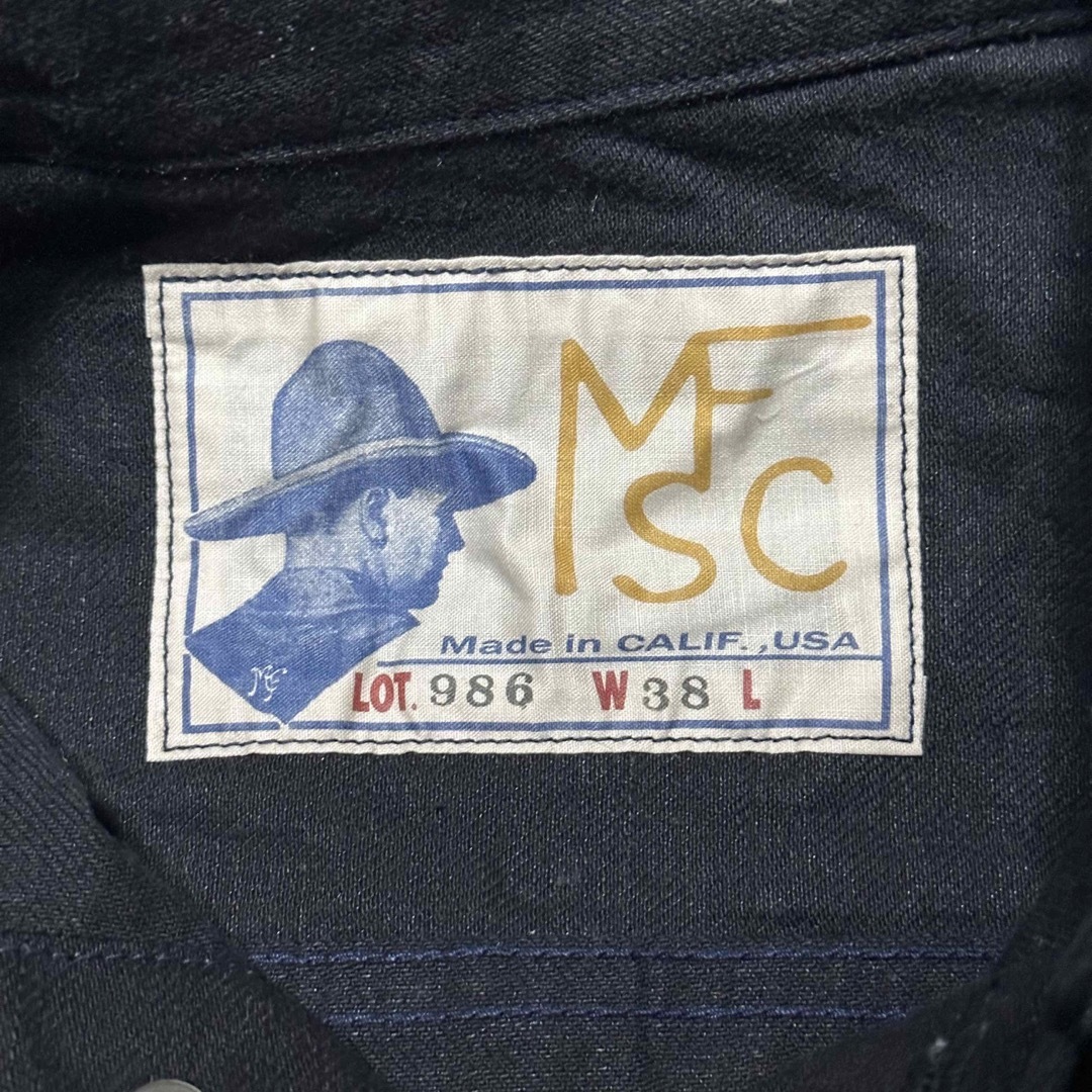 Sugar Cane(シュガーケーン)のMr.Freedom×SUGAR CANE Ranch Blouse Black メンズのジャケット/アウター(Gジャン/デニムジャケット)の商品写真