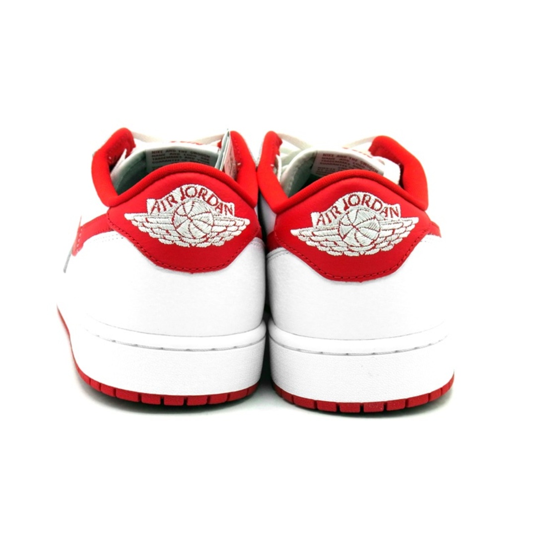 NIKE(ナイキ)のナイキ NIKE ■ 【 AIR JORDAN 1 RETRO LOW OG WHITE AND UNIVERSITY RED CZ0790 161 】 エア ジョーダン 1 レトロ ロー ホワイト アンド ユニバーシティ レッド スニーカー　f22065 メンズの靴/シューズ(スニーカー)の商品写真