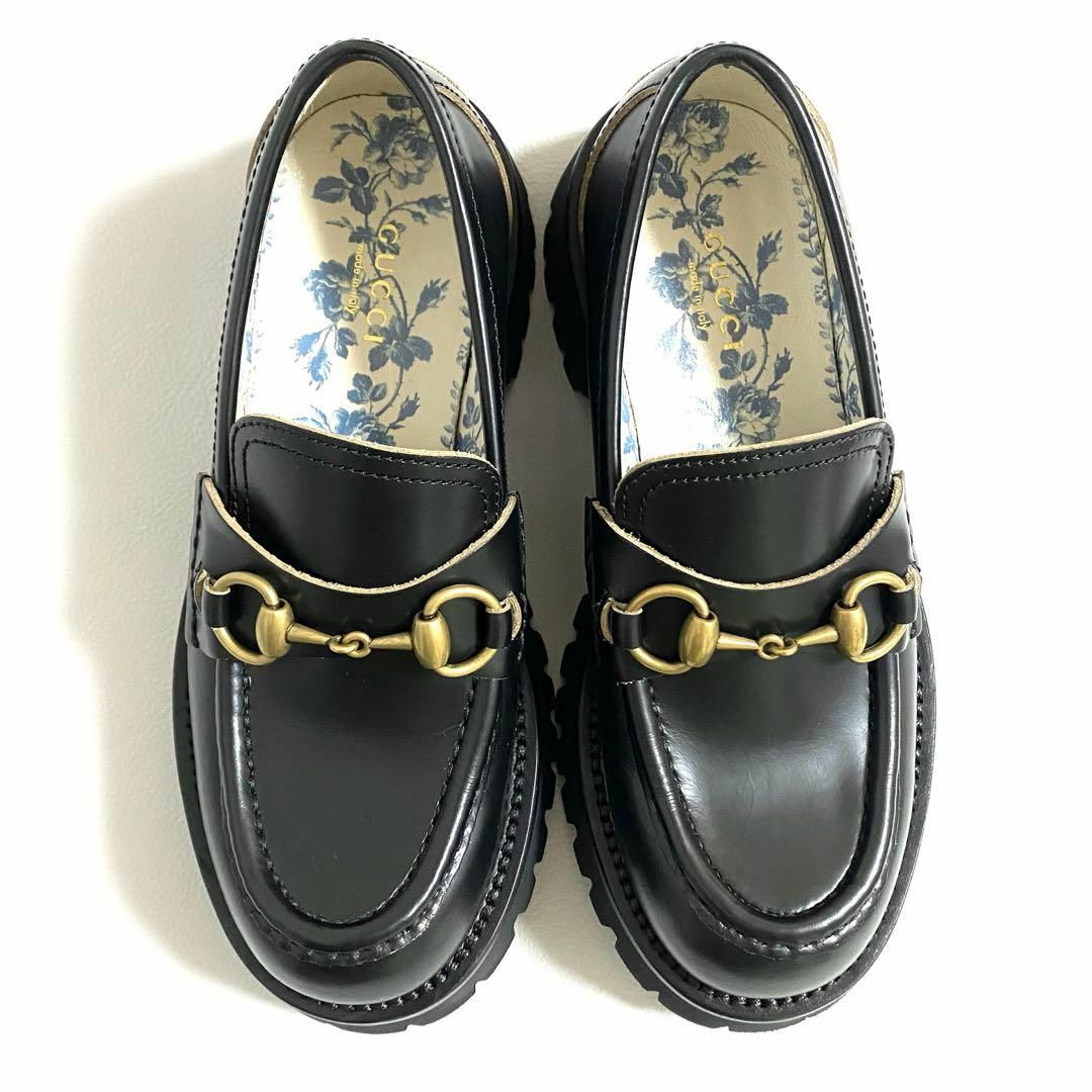 Gucci(グッチ)のGUCCI / ホースビット ローファー ブラック レディースの靴/シューズ(ローファー/革靴)の商品写真