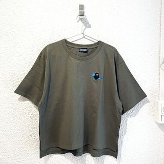 ムーミン スティンキー 刺繍ビッグTシャツ オリーブ ケサカックシリーズ