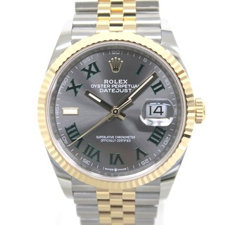 ロレックス(ROLEX)のロレックス 腕時計 デイトジャスト 36 126233 スレート IT44501 超美品(腕時計(アナログ))