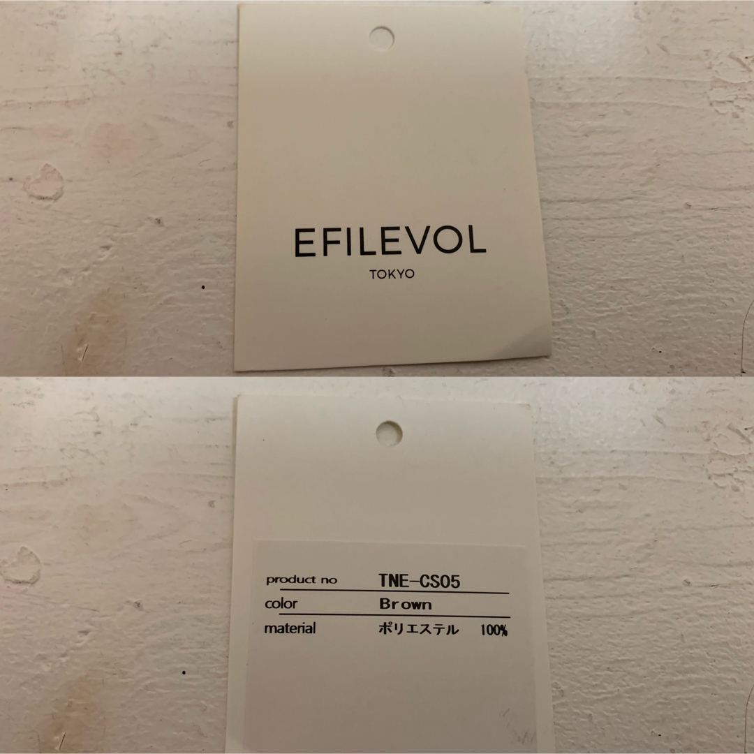 .efiLevol(エフィレボル)のEFILEVOL エフィレボル Fleece Skipper Shirt BRW メンズのトップス(スウェット)の商品写真