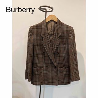 バーバリー(BURBERRY)の【Burberry】セットアップ（ジャケット＋スカート）(テーラードジャケット)