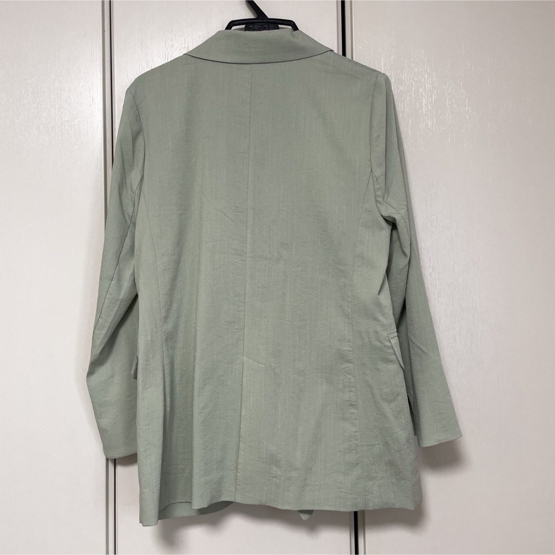 FREE'S MART(フリーズマート)の麻調合繊ダブルブレストジャケット M~L レディースのジャケット/アウター(テーラードジャケット)の商品写真