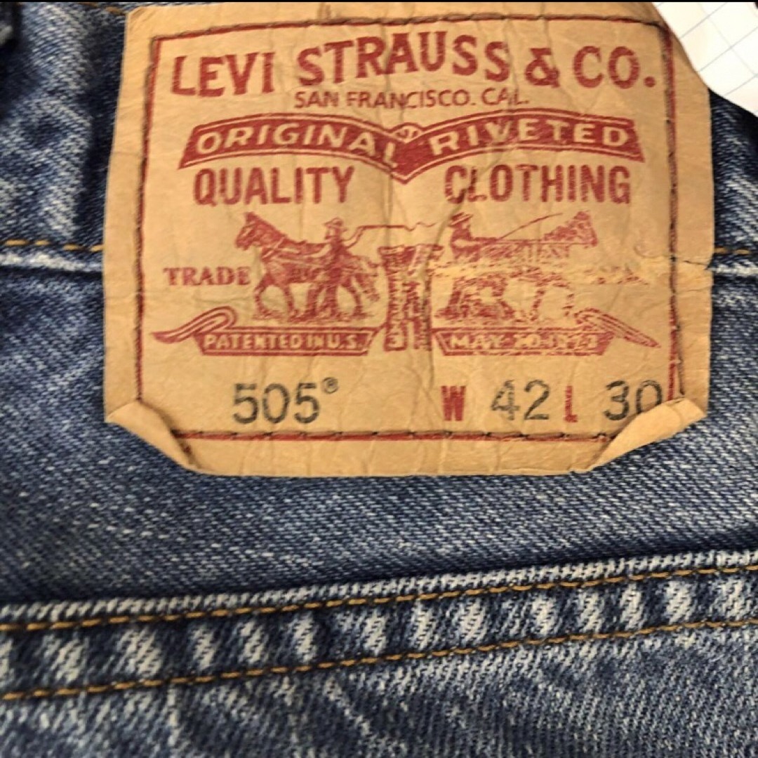 Levi's(リーバイス)のLEVI’S 505 ストレート W44L30 オーバーサイズ メンズのパンツ(デニム/ジーンズ)の商品写真