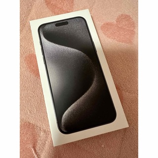 アイフォーン(iPhone)のiPhone 15 Pro Max 512GB ブラックチタニウム(スマートフォン本体)