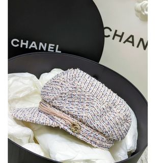 シャネル(CHANEL)の【新品未使用】CHANEL　シャネル　ツイード　キャスケット(キャスケット)