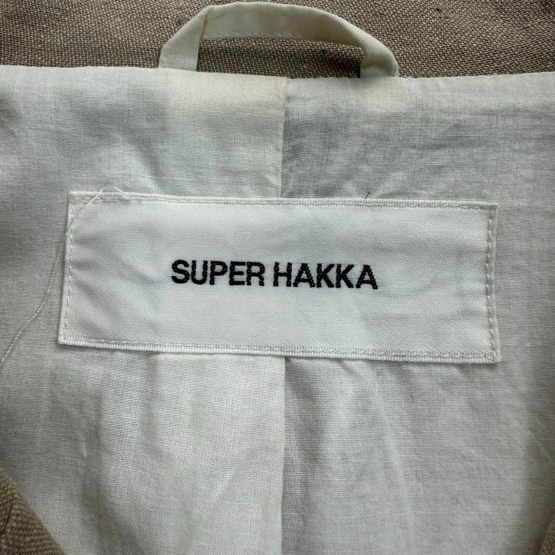 SUPER HAKKA(スーパーハッカ)のSUPER HAKKA スーパーハッカ　スプリングコート　フルーツドット　リネン レディースのジャケット/アウター(トレンチコート)の商品写真