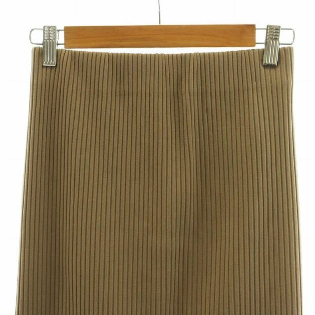 Noble(ノーブル)のノーブル 22SS トタンテレコタイトスカート ミモレ ロング 36 S 茶 レディースのスカート(ロングスカート)の商品写真