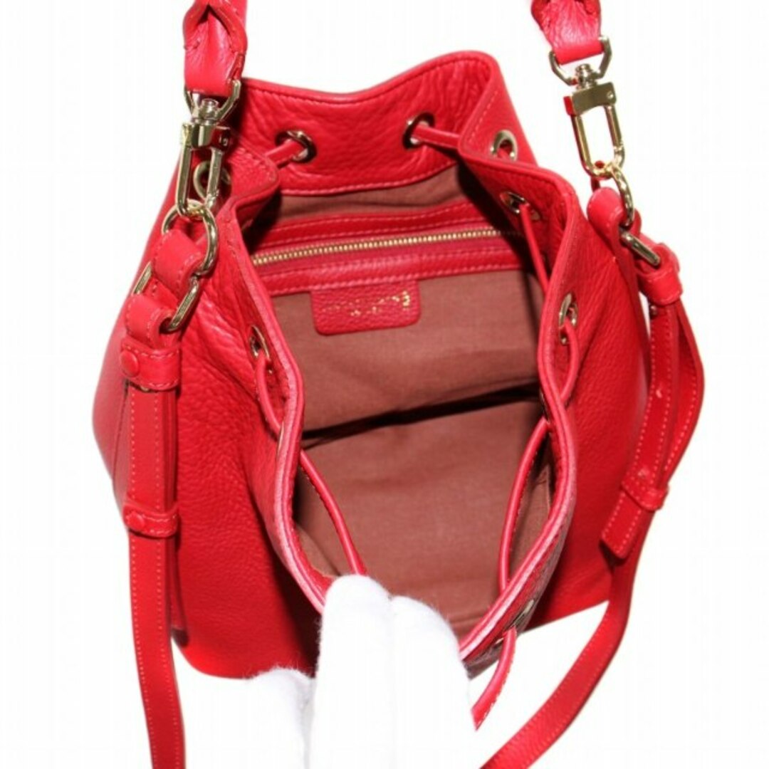 マッキントッシュ ロンドン ソフトシュリンクコロンバック ハンド ショルダー 赤 レディースのバッグ(ハンドバッグ)の商品写真