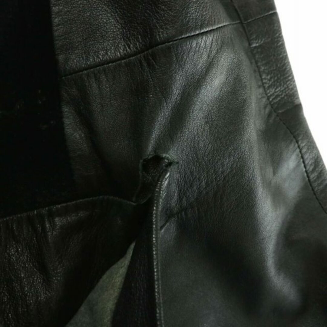 BALMAIN(バルマン)のバルマン 日本製 レザージャケット 羊革 マルチマテリアルパッチワーク L 黒 メンズのジャケット/アウター(その他)の商品写真