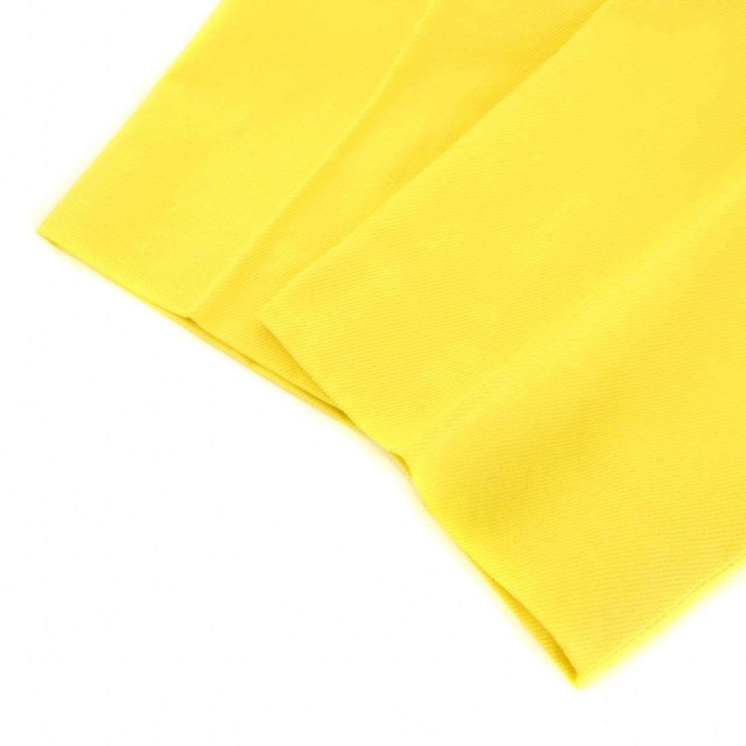 Drawer(ドゥロワー)のドゥロワー コットンツイルスリムパンツ スラックス ジップフライ 36 S 黄 レディースのパンツ(その他)の商品写真