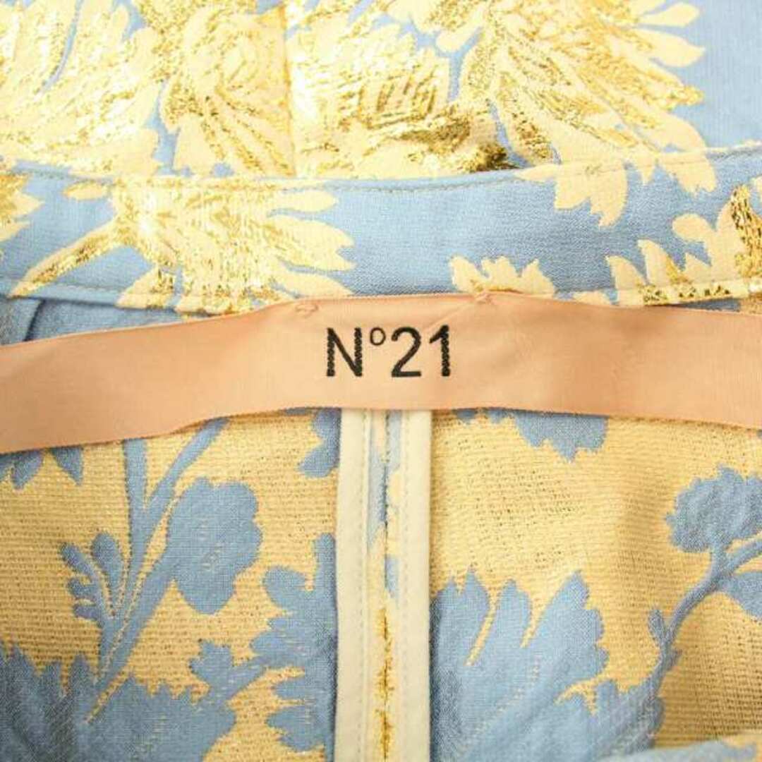 N°21(ヌメロヴェントゥーノ)のヌメロヴェントゥーノ スカート ロング ミモレ フレア タック 花柄 40 M レディースのスカート(ロングスカート)の商品写真
