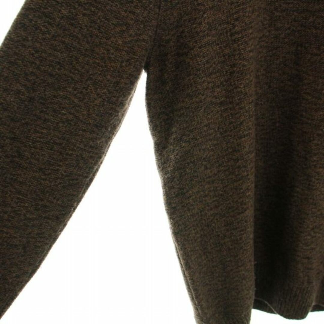 A.P.C(アーペーセー)のアーペーセー ニット セーター 長袖 クルーネック ウール混 XS 茶 メンズのトップス(ニット/セーター)の商品写真
