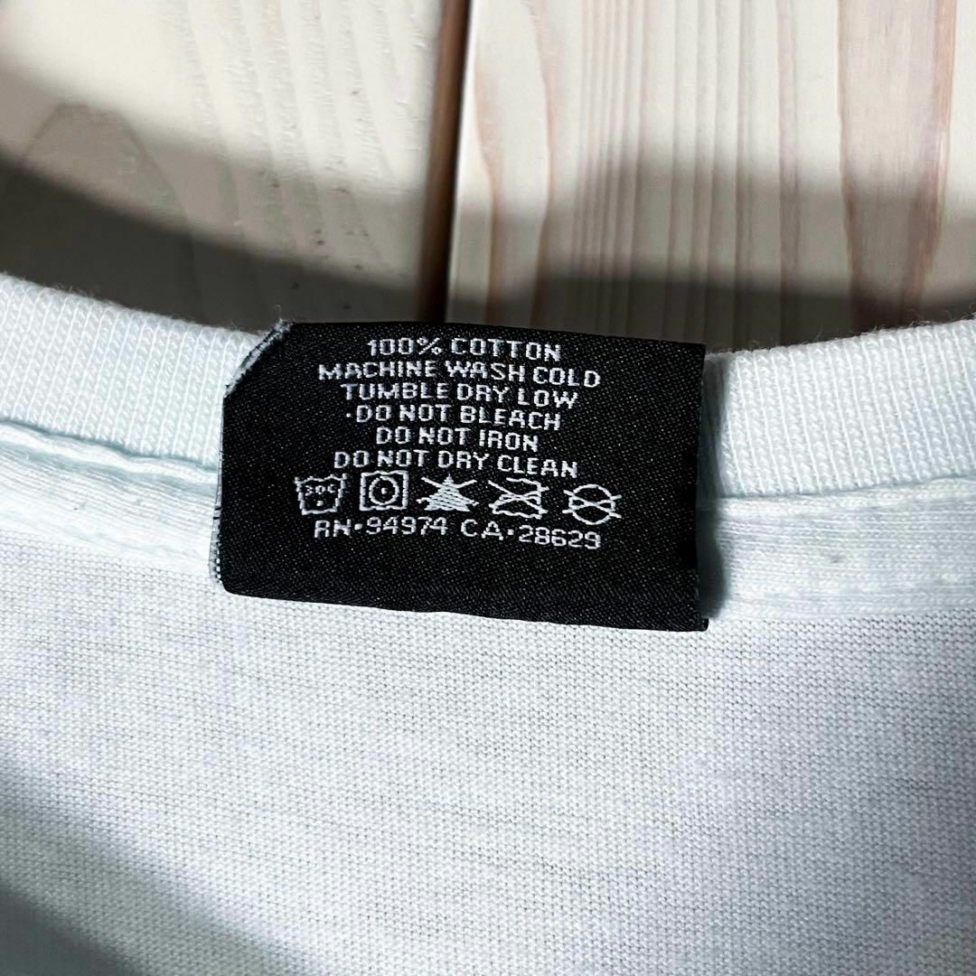 STUSSY(ステューシー)の【良品 L】ステューシー 両面プリント リップシティスケート Tシャツ 水色 メンズのトップス(Tシャツ/カットソー(半袖/袖なし))の商品写真
