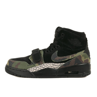 ナイキ(NIKE)の新品 NIKE ナイキ サイズ:27.0cm AIR JORDAN LEGACY 312 CAMO (AV3922-003) エアジョーダン レガシー カモ ブラック カモグリーン 迷彩 US9 ハイカット スニーカー バッシュ シューズ 靴【メンズ】(スニーカー)