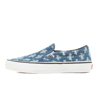 シュプリーム(Supreme)のSupreme シュプリーム サイズ:26.5cm 20SS VANS Slip-On Pro Blue Denim バンズ スリッポン プロ ブルーデニム US8.5 ローカット スニーカー シューズ 靴 コラボ【メンズ】(スニーカー)