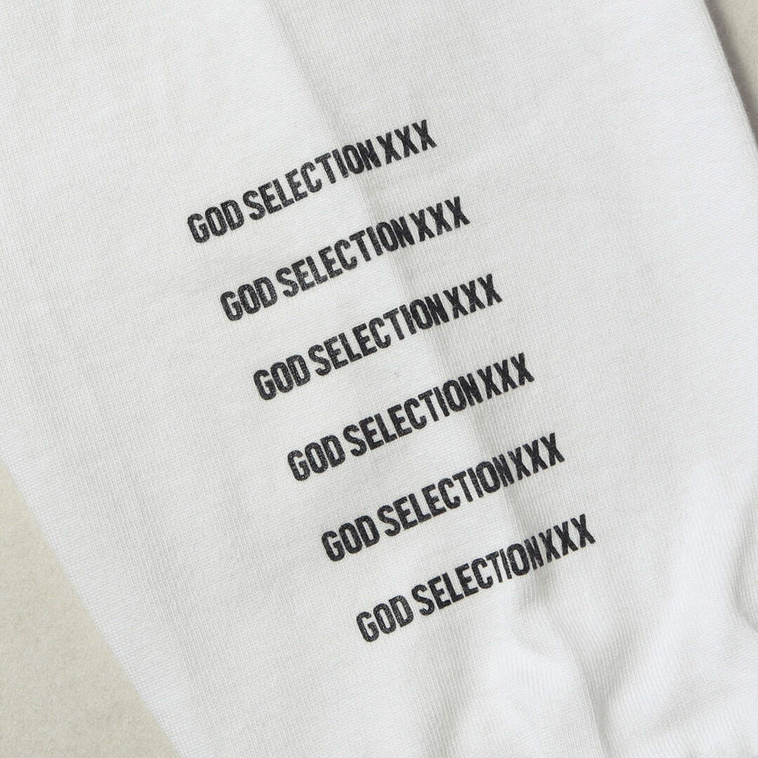 GOD SELECTION XXX(ゴッドセレクショントリプルエックス)のGOD SELECTION XXX ゴッド・セレクション・トリプルエックス Tシャツ サイズ:L 19AW レディーフォト ロングスリーブTシャツ T-SHIRT ホワイト 白 トップス カットソー 長袖【メンズ】【中古】 メンズのトップス(Tシャツ/カットソー(七分/長袖))の商品写真