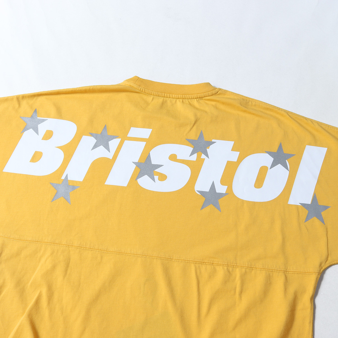 F.C.Real Bristol エフシーレアルブリストル Tシャツ サイズ:S 22AW スター ビッグロゴ バギー ロングスリーブTシャツ STAR BIG LOGO TEAM BAGGY LS TEE イエロー トップス カットソー 長袖【メンズ】【中古】 メンズのトップス(Tシャツ/カットソー(七分/長袖))の商品写真