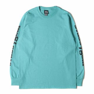 ステューシー(STUSSY)の新品同様 STUSSY ステューシー Tシャツ サイズ:S 24SS 袖ロゴ ロングスリーブTシャツ GEAR LS TEE ターコイズ(OCEAN) トップス カットソー 長袖【メンズ】【中古】(Tシャツ/カットソー(七分/長袖))