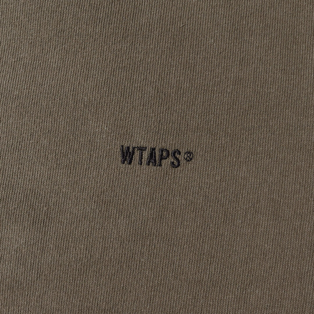 W)taps(ダブルタップス)のWTAPS ダブルタップス Tシャツ サイズ:S 20SS ロゴ刺繍 ヘビー ロングスリーブTシャツ SNEAK PEAK / TEE オリーブドラブ トップス カットソー 長袖【メンズ】【中古】 メンズのトップス(Tシャツ/カットソー(七分/長袖))の商品写真