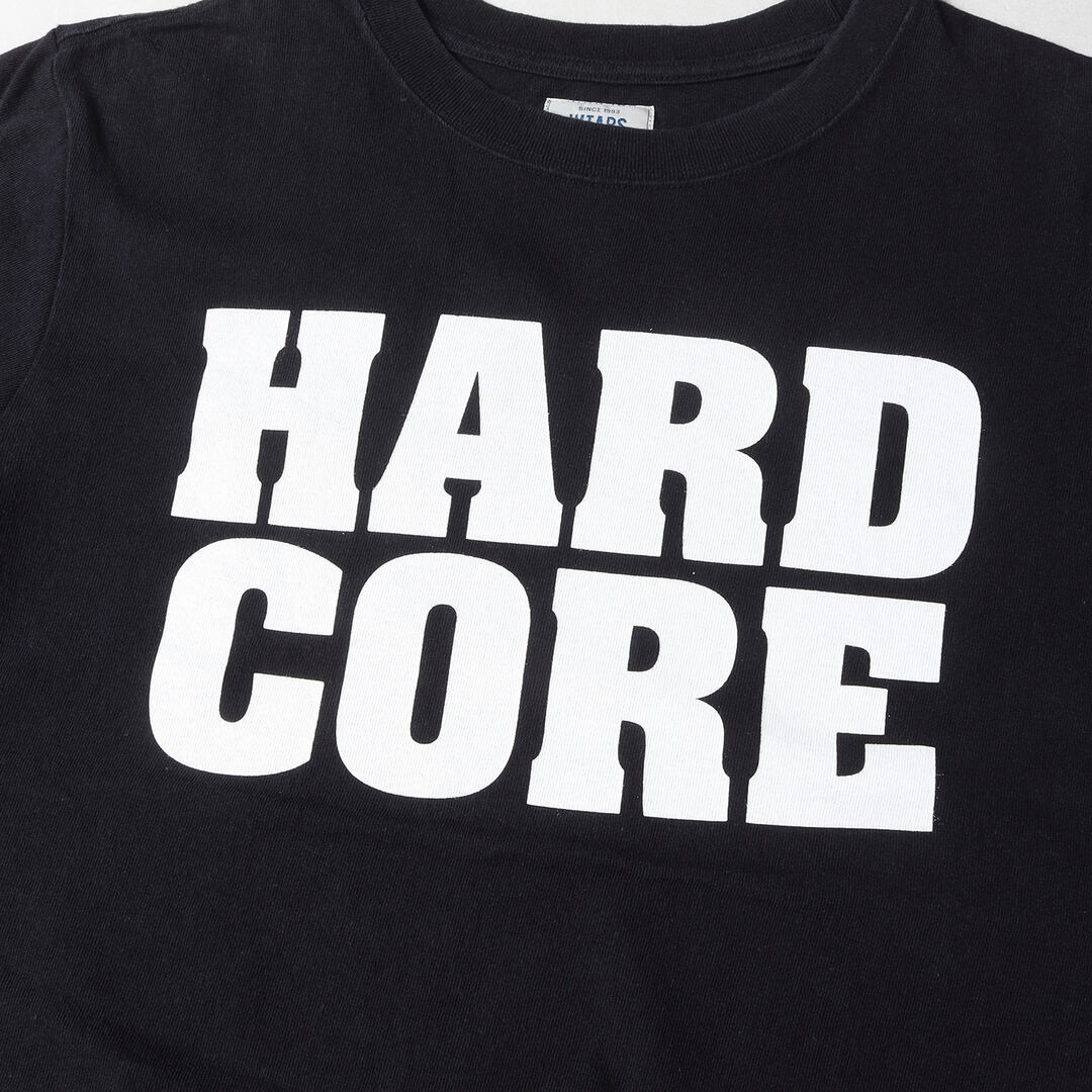 W)taps(ダブルタップス)のWTAPS ダブルタップス Tシャツ サイズ:S HARD COREロゴ ヘビーウェイト ロングスリーブTシャツ DESIGN L/S ネイビー 紺 トップス カットソー 長袖【メンズ】【中古】 メンズのトップス(Tシャツ/カットソー(七分/長袖))の商品写真