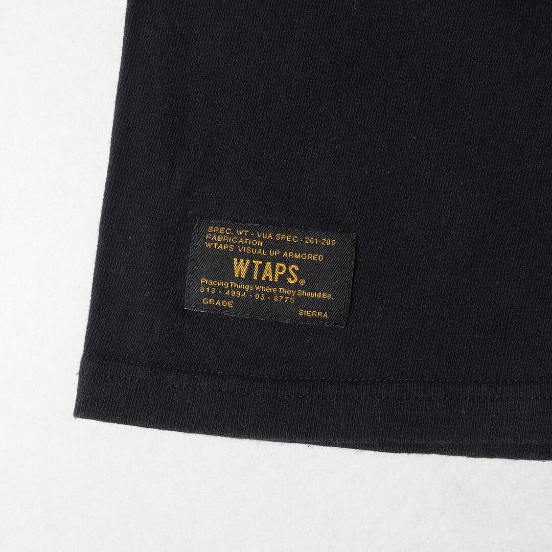 W)taps(ダブルタップス)のWTAPS ダブルタップス Tシャツ サイズ:S HARD COREロゴ ヘビーウェイト ロングスリーブTシャツ DESIGN L/S ネイビー 紺 トップス カットソー 長袖【メンズ】【中古】 メンズのトップス(Tシャツ/カットソー(七分/長袖))の商品写真