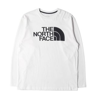 ザノースフェイス(THE NORTH FACE)のTHE NORTH FACE ノースフェイス Tシャツ サイズ:XL ブランドロゴ ロングスリーブTシャツ ホワイト 白 トップス カットソー 長袖【メンズ】【中古】(Tシャツ/カットソー(七分/長袖))