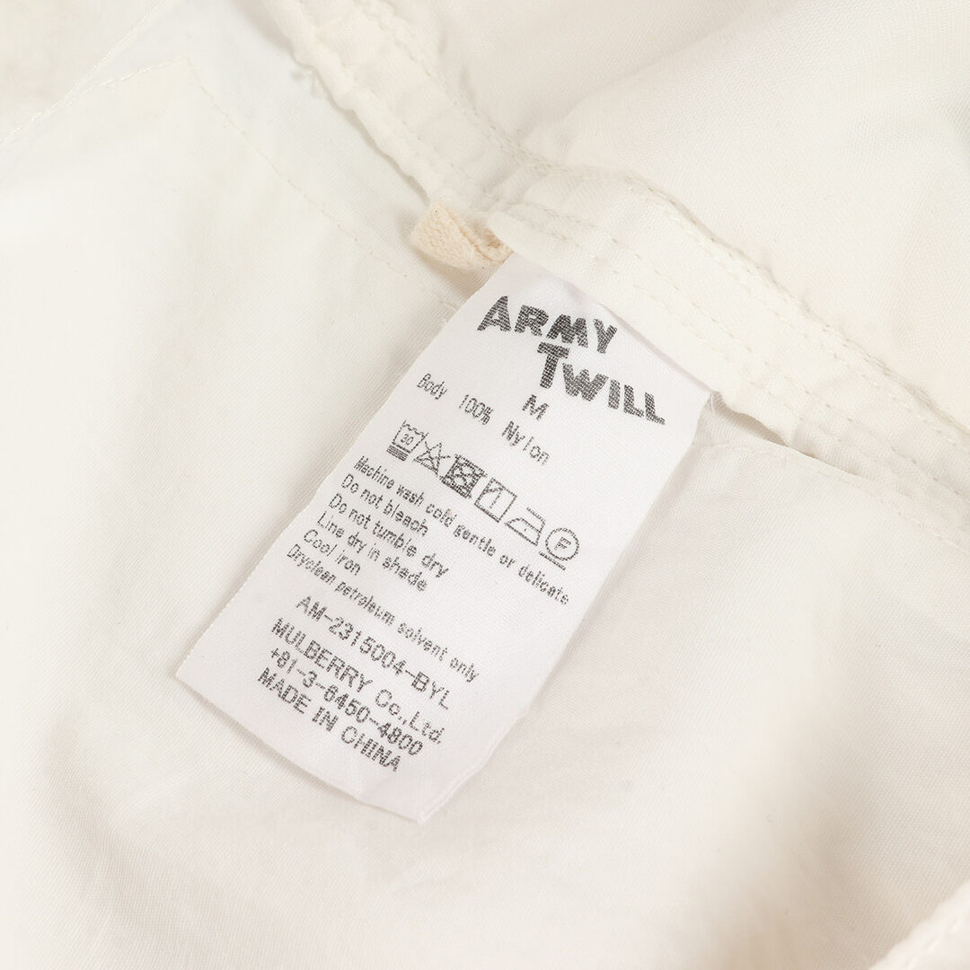 ARMY TWILL アーミーツイル パンツ サイズ:M(レディース) 23SS JOURNAL STANDARD ナイロン カーゴパンツ Nylon OX Cargo Pants ホワイト 白 ボトムス ズボン コラボ【メンズ】【中古】 メンズのパンツ(ワークパンツ/カーゴパンツ)の商品写真