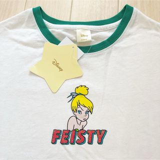 タグ付き新品未使用　ティンカーベル　リンガーTシャツ　M