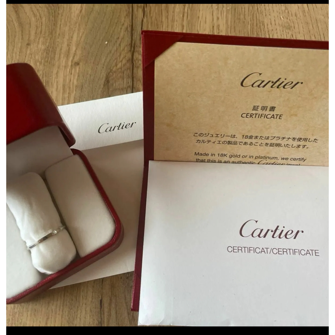 Cartier(カルティエ)のCartier    プラチナ　ウェディング　ダムール　61 美品　 メンズのアクセサリー(リング(指輪))の商品写真