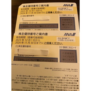 ANA(全日本空輸) - ANA 株主優待券　2枚セット