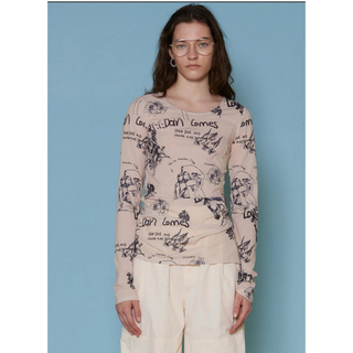 MAISON SPECIAL - 新品！Hand Illustration Printed Tops