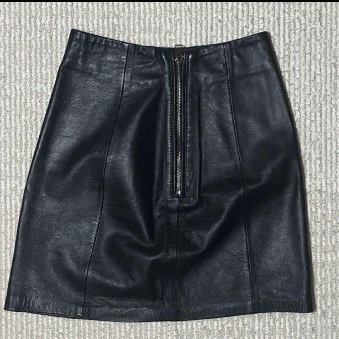 ZARA レザースカート レディースのスカート(ひざ丈スカート)の商品写真