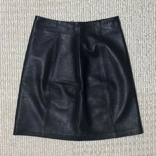 ZARA レザースカート(ひざ丈スカート)