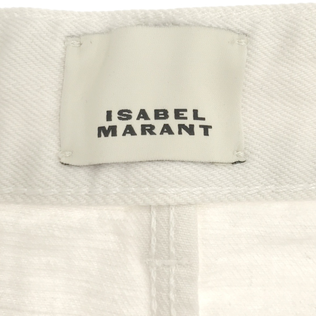 Isabel Marant(イザベルマラン)のISABEL MARANT イザベルマラン Vetanio デニムショートパンツ SH0024F-A1H23I ホワイト 34 レディースのパンツ(ショートパンツ)の商品写真