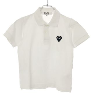 PLAY COMME des GARCONS プレイコムデギャルソン ロゴワッペンポロシャツ AZ-T065 ホワイト S