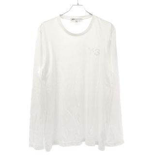 Y-3 ワイスリー CLASSIC L/S TEE ロゴプリントロングスリーブカットソー DP0569 ホワイト XL