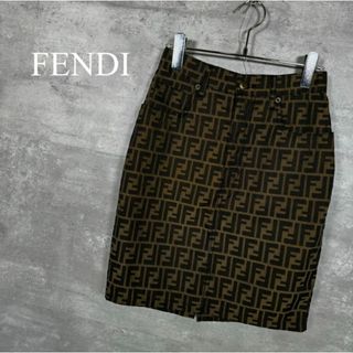 フェンディ(FENDI)の『FENDI』フェンディ (28) ズッカ柄ミニ丈スカートパンツ(ミニスカート)