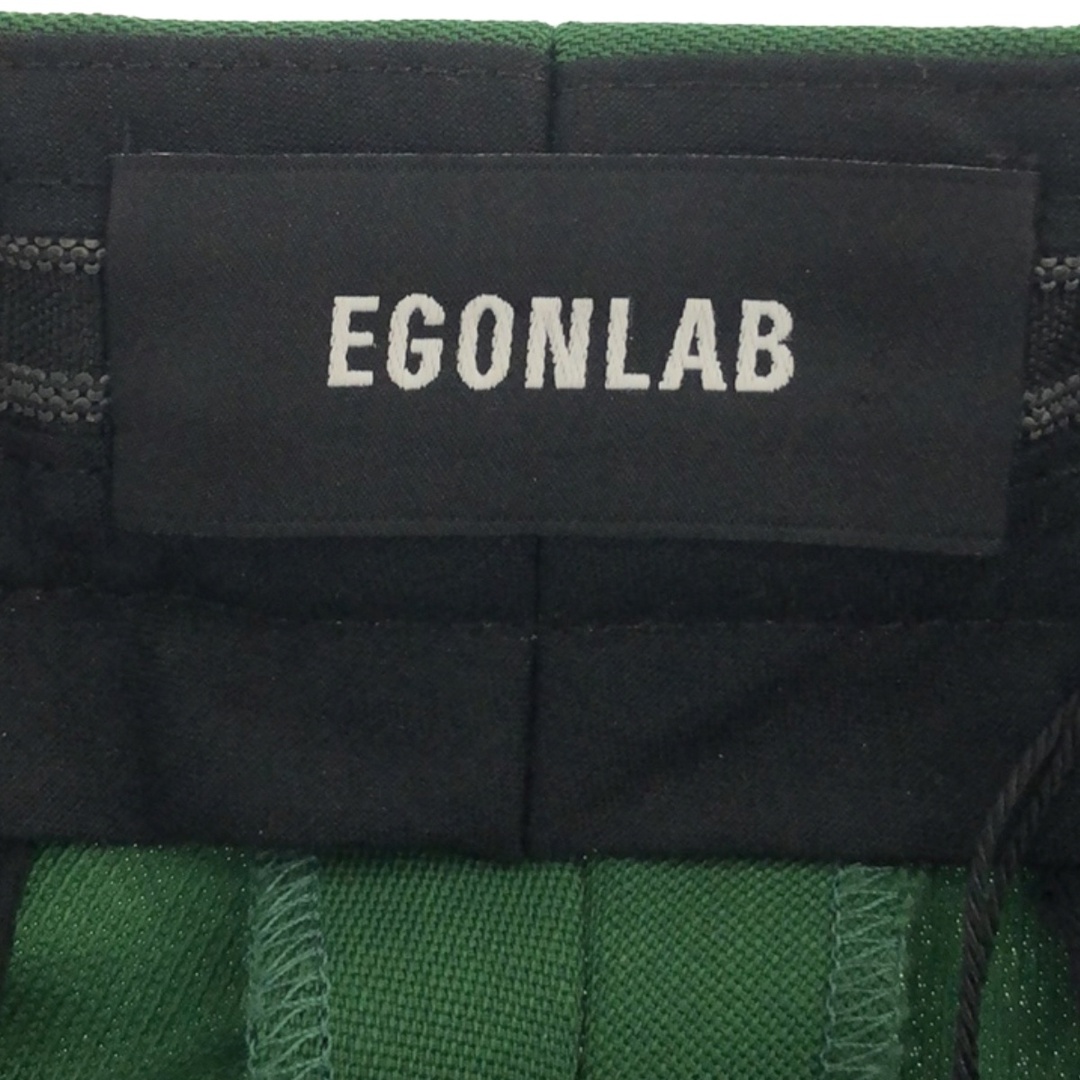 EGONLAB エゴンラボ 23SS MEGA FLARED TROUSERS メガフレアトラウザーズパンツ SS23 TE 001C グリーン 46 メンズのパンツ(その他)の商品写真