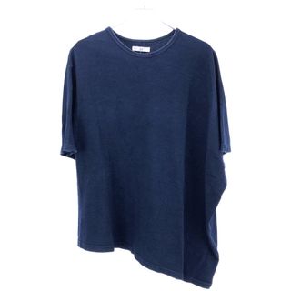 オータ(ohta)のohta オオタ アシンメトリーオーバーサイズTシャツ  インディゴ F(Tシャツ(半袖/袖なし))