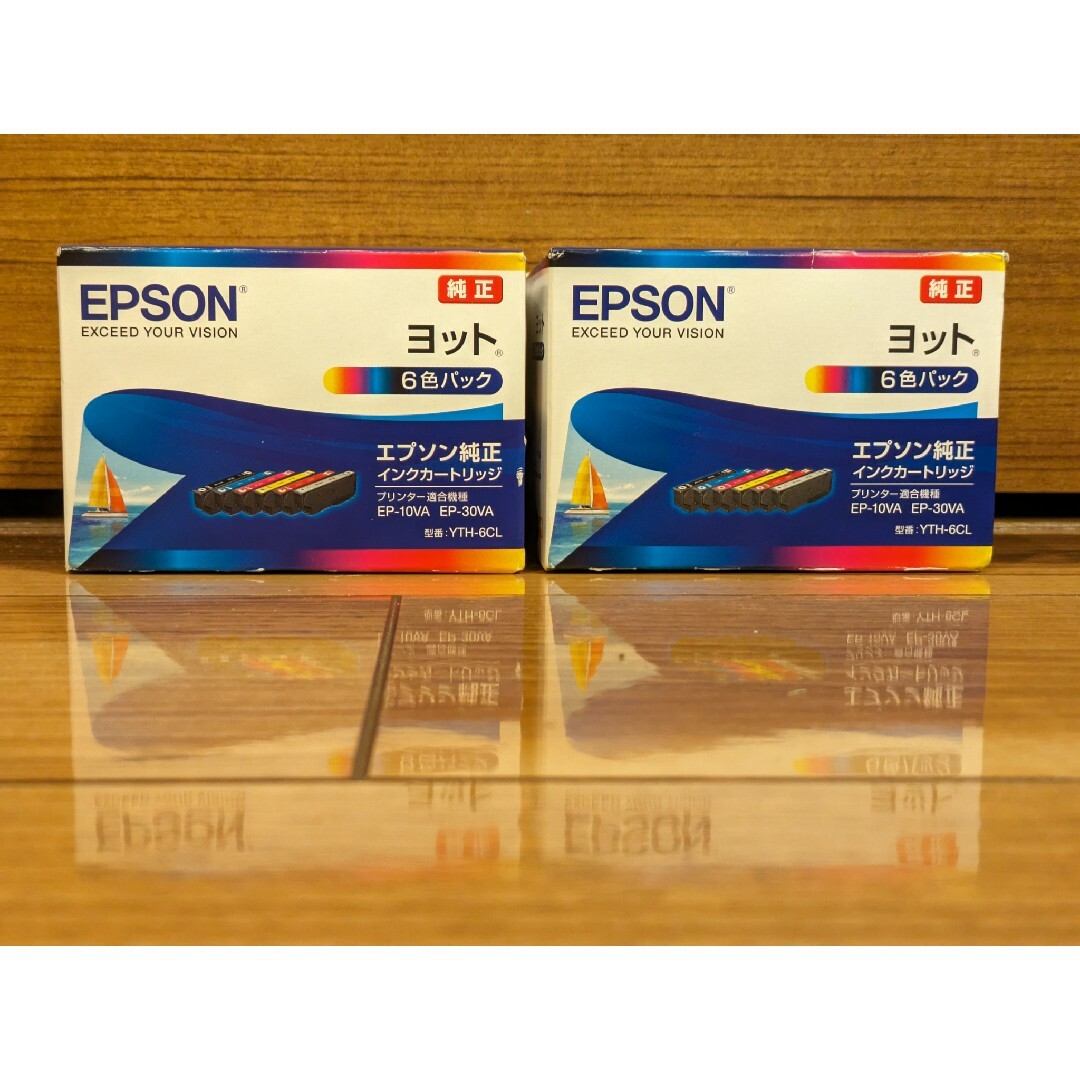 EPSON(エプソン)のEPSON純正インク(ヨット)　2箱セット スマホ/家電/カメラのPC/タブレット(PC周辺機器)の商品写真