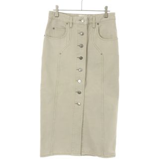 ISABEL MARANT ETOILE イザベルマラン エトワール 23AW Vandy skirt フロントボタンデニムスカート JU0073FA-A3H19E アイボリー系