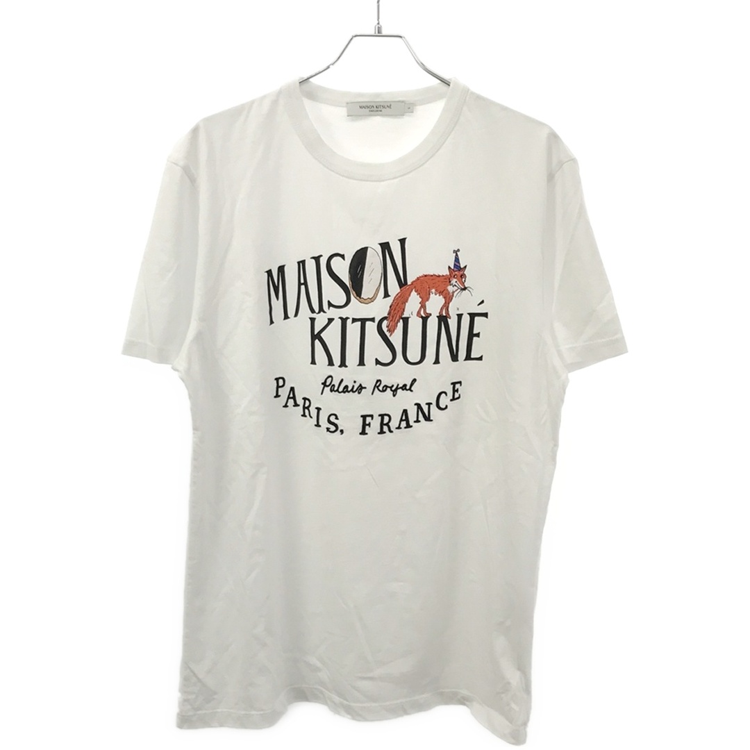 MAISON KITSUNE'(メゾンキツネ)のMAISON KITSUNE メゾンキツネ OLY PALAIS ROYAL COOKIE CLASSIC TE Tシャツ IM00102KJ0008 ホワイト L メンズのトップス(Tシャツ/カットソー(半袖/袖なし))の商品写真