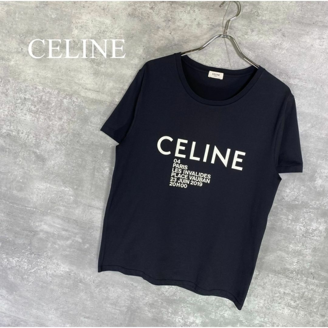 celine(セリーヌ)の『CELINE』セリーヌ (L) プリントTシャツ レディースのトップス(Tシャツ(半袖/袖なし))の商品写真