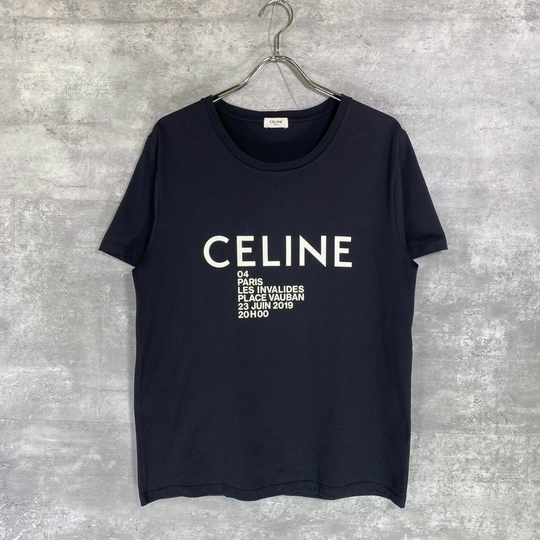 celine(セリーヌ)の『CELINE』セリーヌ (L) プリントTシャツ レディースのトップス(Tシャツ(半袖/袖なし))の商品写真